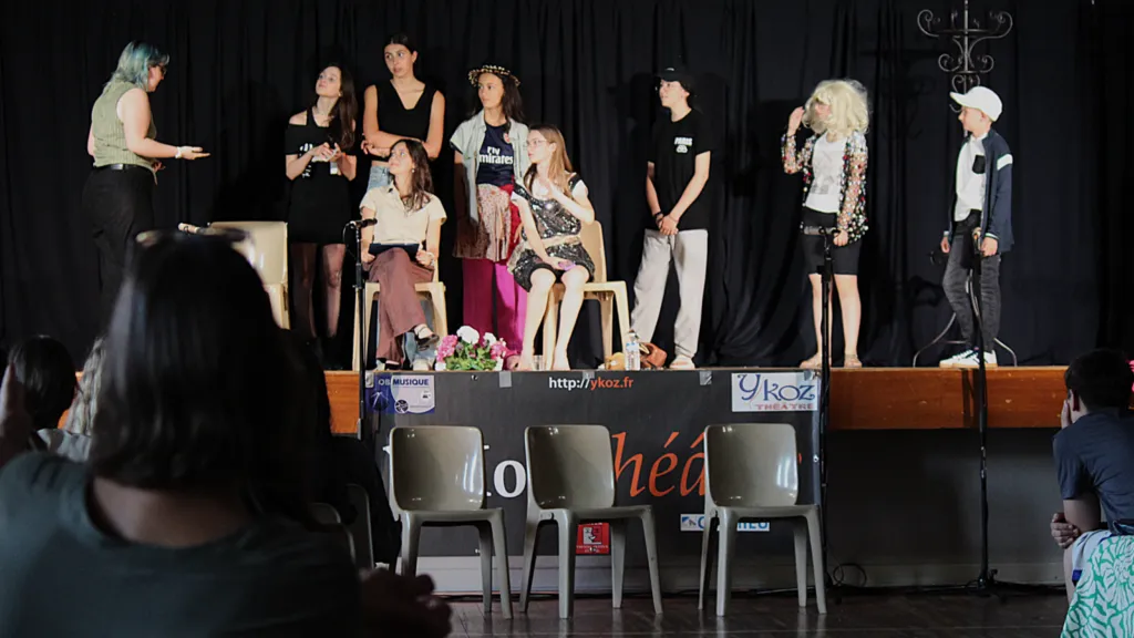 Le tournage du film qui fait vachement pas peur