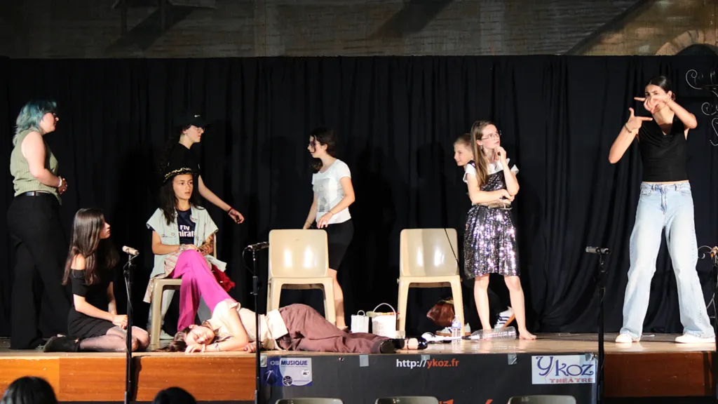 Le tournage du film qui fait vachement pas peur