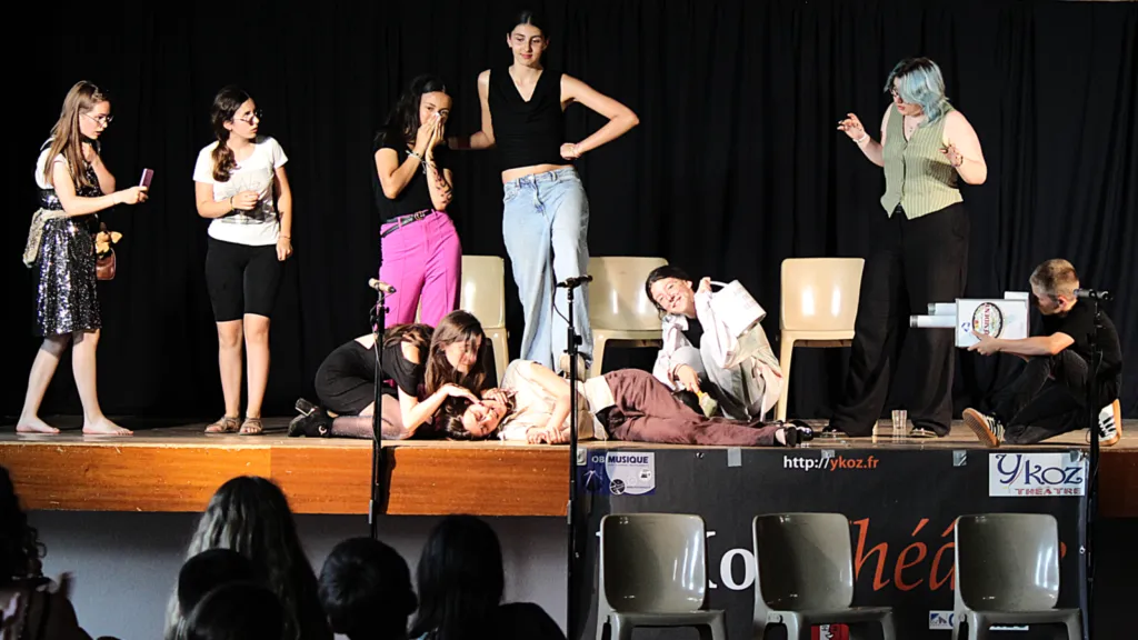 Le tournage du film qui fait vachement pas peur